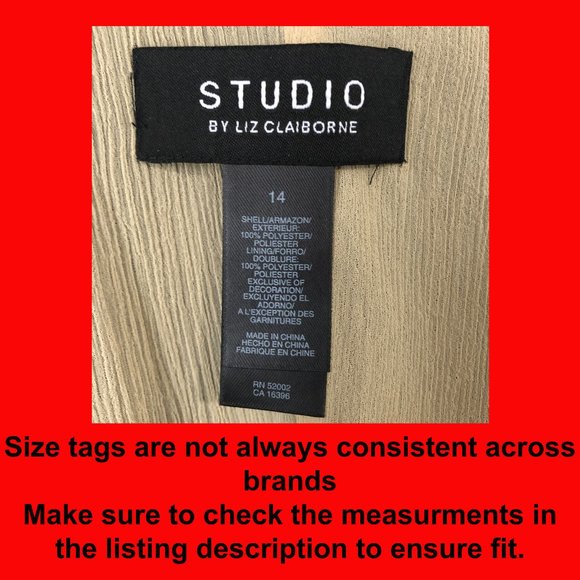 Studio by Liz Claiborne sleeveless top NWOT - Picture 4 of 7